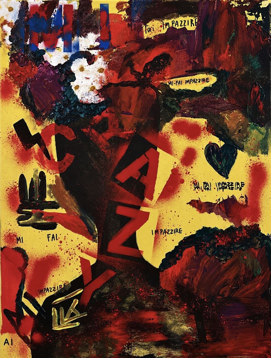 MI FAI IMPAZZIRE, a notartstry artwork inspired by BLANCO.